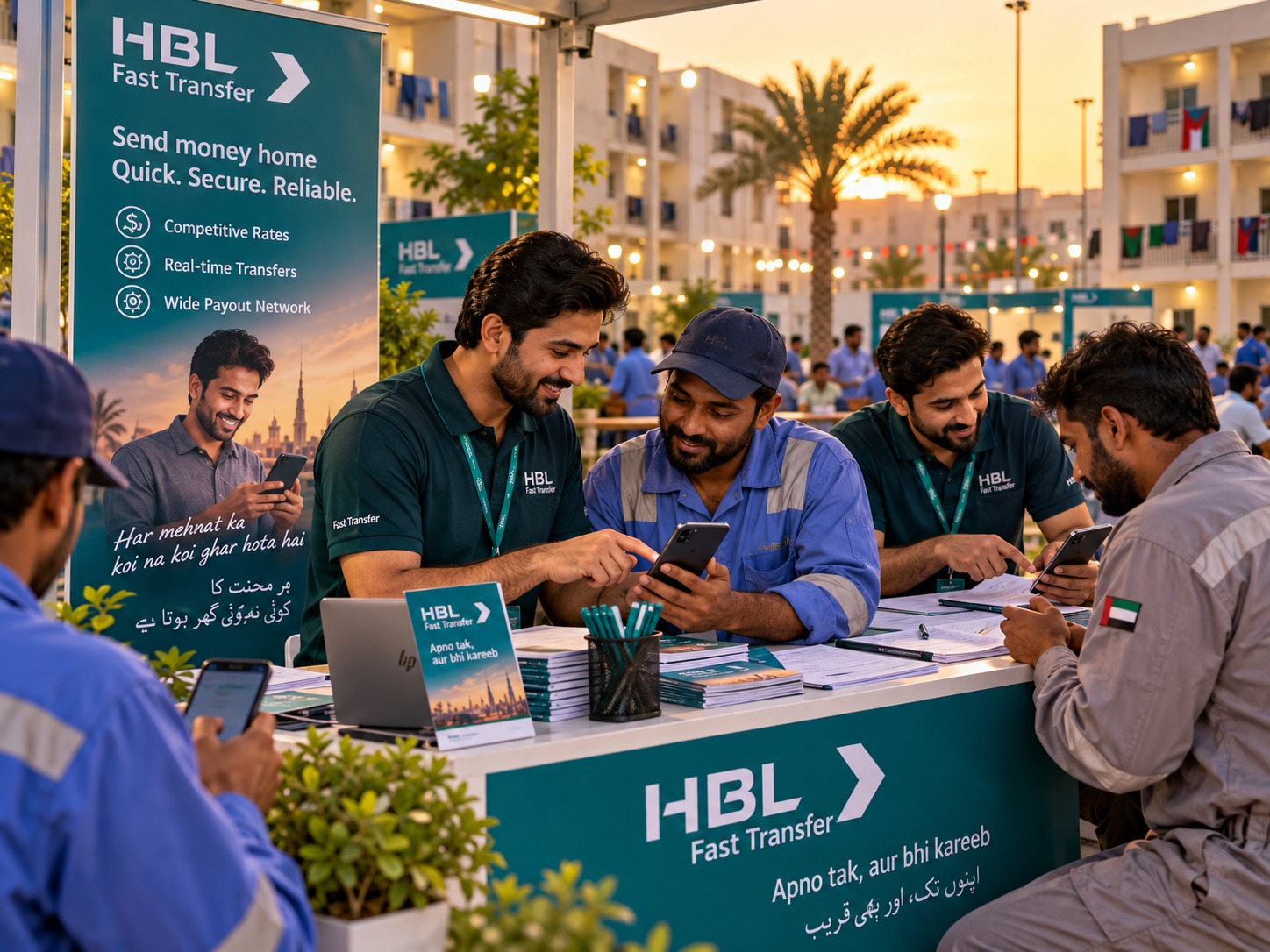 HBL Fast Transfer community booth