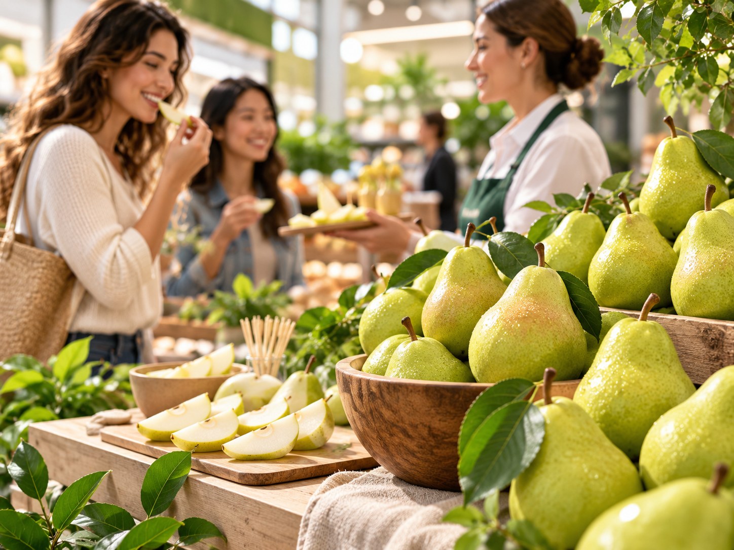 Illustrated channel and execution concept for USA Pears